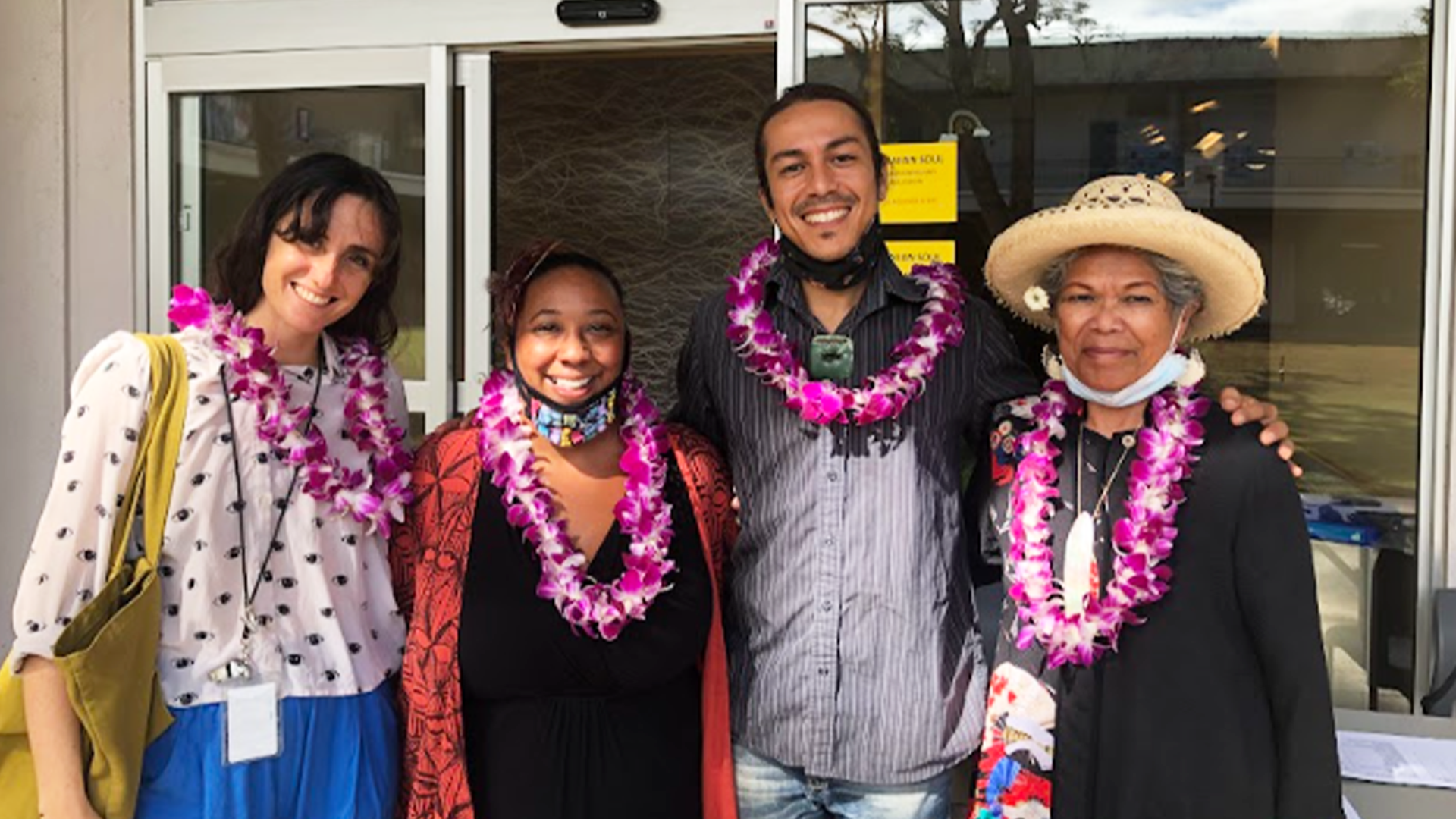 ‘Āina and Annemarie Paikai at Hawaiian Soul screening