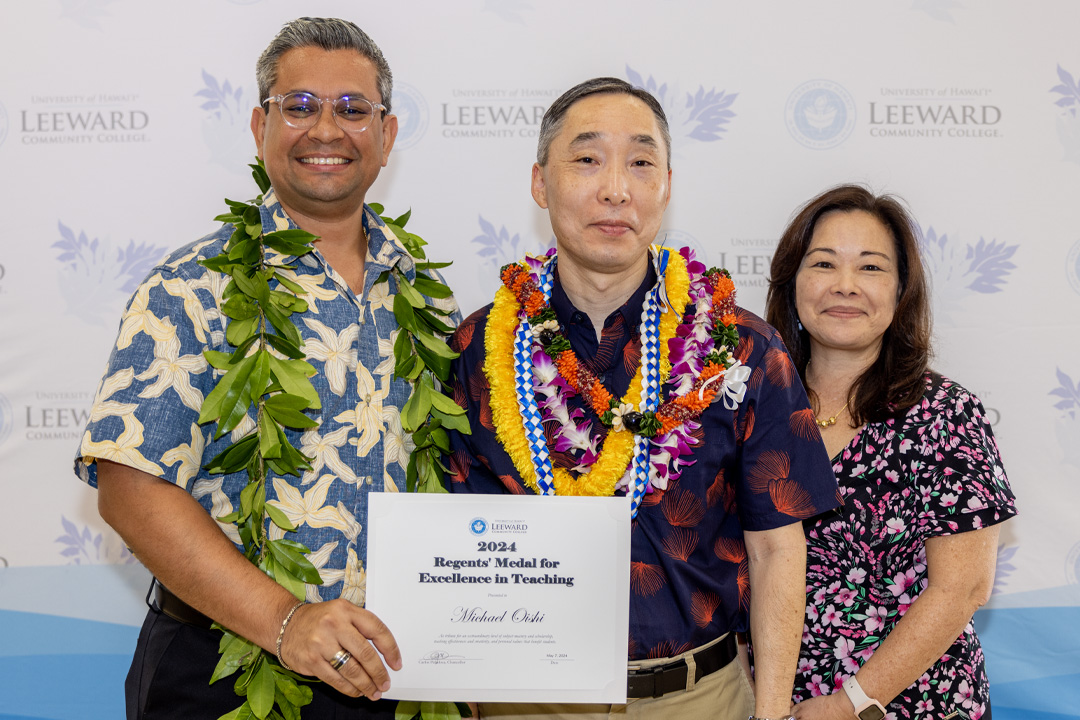 Carlos Penaloza, Michael Oishi and Michelle Igarashi