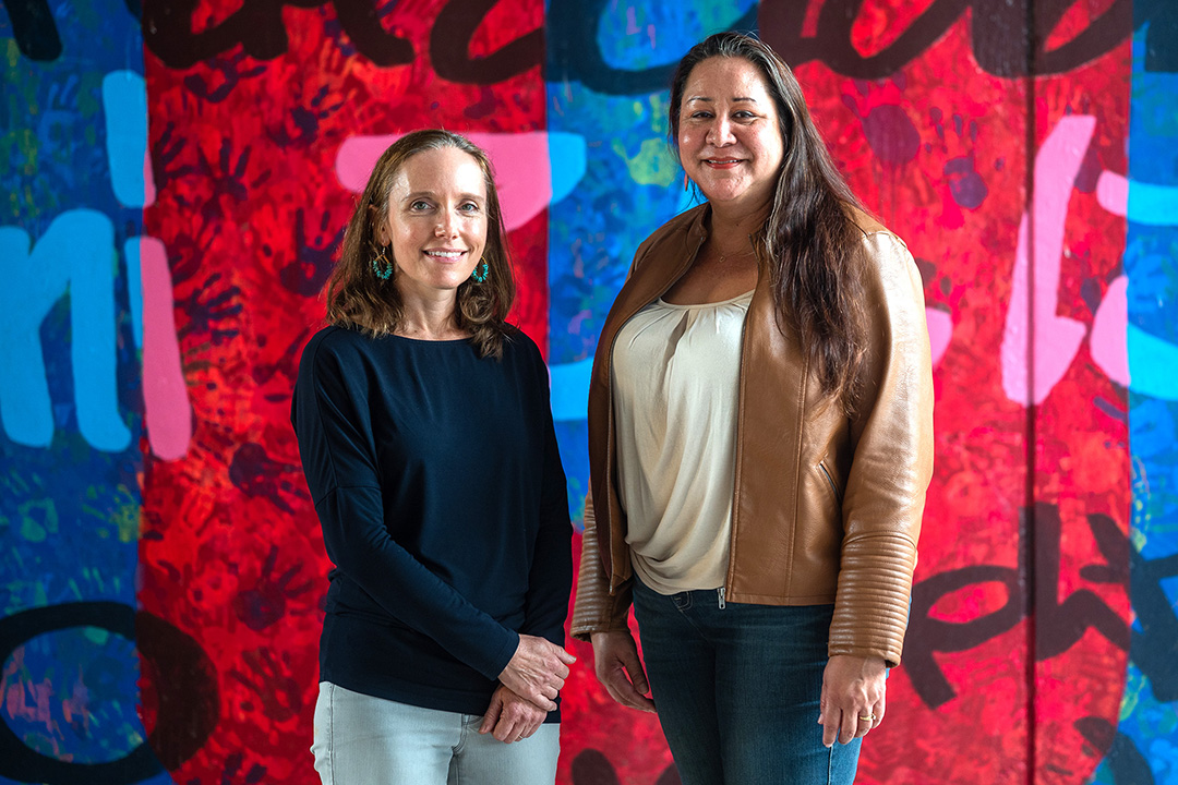 Kelly Kennedy and Piʻikea Hardy-Kahaleoumi